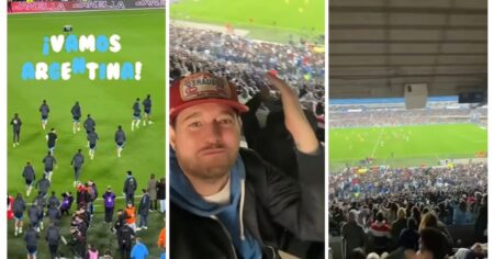 Michel Bublé fue a ver a la Selección Argentina y relató su experiencia: "Nuestra primera vez" imagen-18