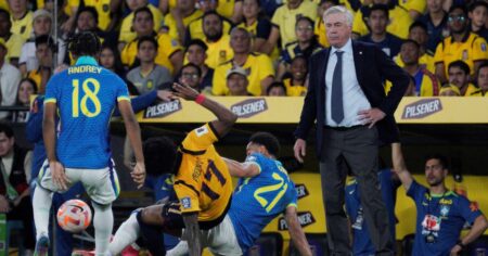 Ancelotti debutó en Brasil con un 0-0 ante Ecuador imagen-10