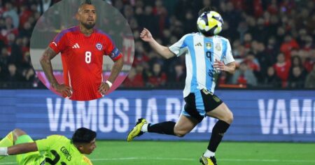 Video: el golazo de Julián Alvarez y la carita de Vidal imagen-9