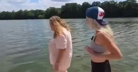 Una tiktoker fue expulsada de la plataforma tras engañar a una mujer sin hogar para que saltara a un lago imagen-11
