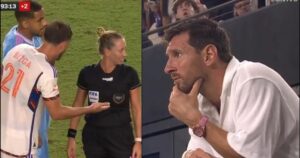 El dramático final de Inter Miami contra Cincinnati, con un insólito gol anulado, que Lionel Messi siguió desde afuera lleno de tensión imagen-3