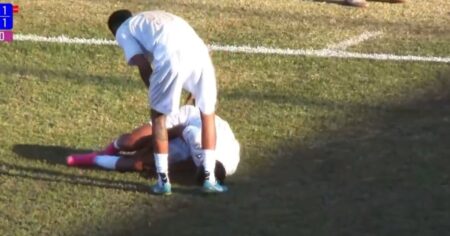 Insólito: quiso festejar como Cristiano Ronaldo y sufrió una preocupante lesión imagen-16