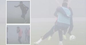 Parece que se entrenó Boca: casi sin verse, la curiosa práctica del plantel xeneize en Ezeiza imagen-3