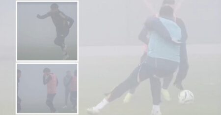 Parece que se entrenó Boca: casi sin verse, la curiosa práctica del plantel xeneize en Ezeiza imagen-19