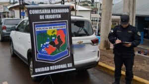 Auto robado en Brasil fue recuperado por agentes de frontera en Irigoyen imagen-1