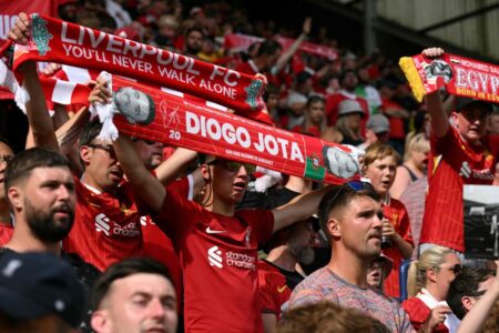“Campeón Eterno”: El conmovedor adiós de Liverpool a Diogo Jota, con su “número 20” que ya es leyenda imagen-12