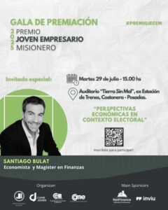 Llega la gala del premio «Joven Empresario CEM» con uno de los nuevos economistas más influyentes del país imagen-1