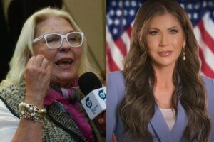 Carrió criticó a la secretaria de Trump que se reunió con Milei: dijo que tiene una política migratoria xenófoba imagen-2