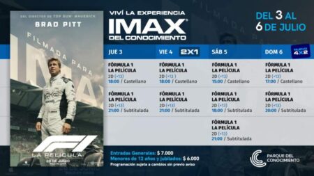 F1: la película mira por el retrovisor a su competencia en el Imax del Conocimiento imagen-12