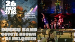 Duggu Band y Coyote Brown se unen por los perros del refugio en una noche a puro rock imagen-1