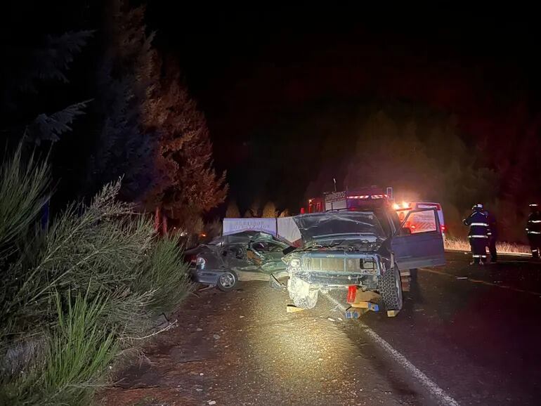 Chocaron dos autos en una curva de la ruta 40 en San Martín de los Andes: murió un joven imagen-95