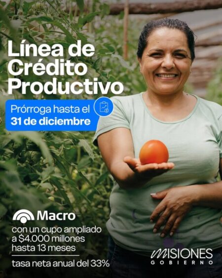 EL GOBIERNO DE MISIONES PRORROGÓ DOS LÍNEAS DE CRÉDITO JUNTO AL BANCO MACRO, DESTINADAS A LA INVERSIÓN PRODUCTIVA Y TECNOLÓGICA imagen-8