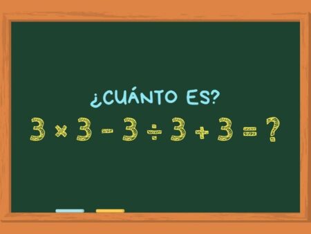 ¿Cuánto es 3×3-3÷3+3? Resolvé este cálculo matemático y poné a prueba tu capacidad lógica imagen-7