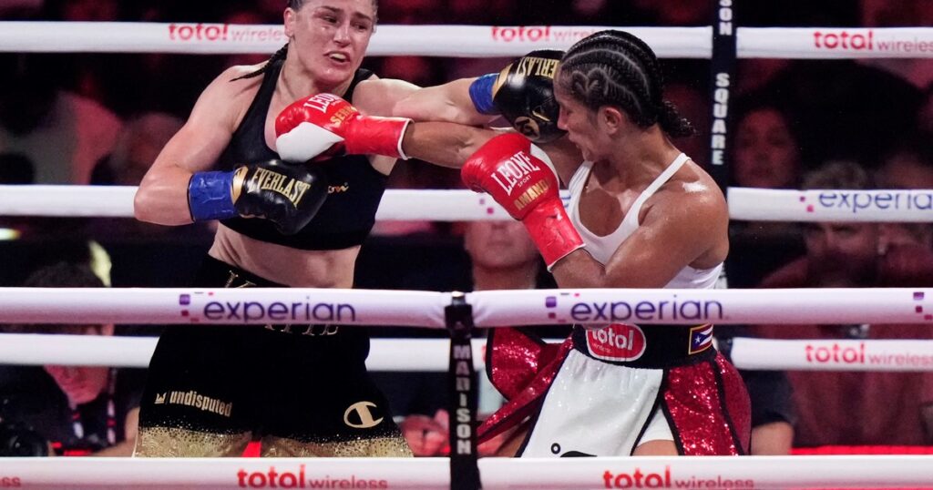 La velada de boxeo femenino más importante de la historia consagró a la irlandesa Katie Taylor y cerró la trilogía frente a Amanda Serrano imagen-5