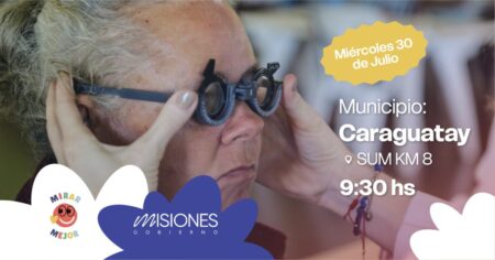 El programa “Mirar Mejor” sigue recorriendo la provincia brindando asistencia oftalmológica y este miércoles llega a Caraguatay imagen-20