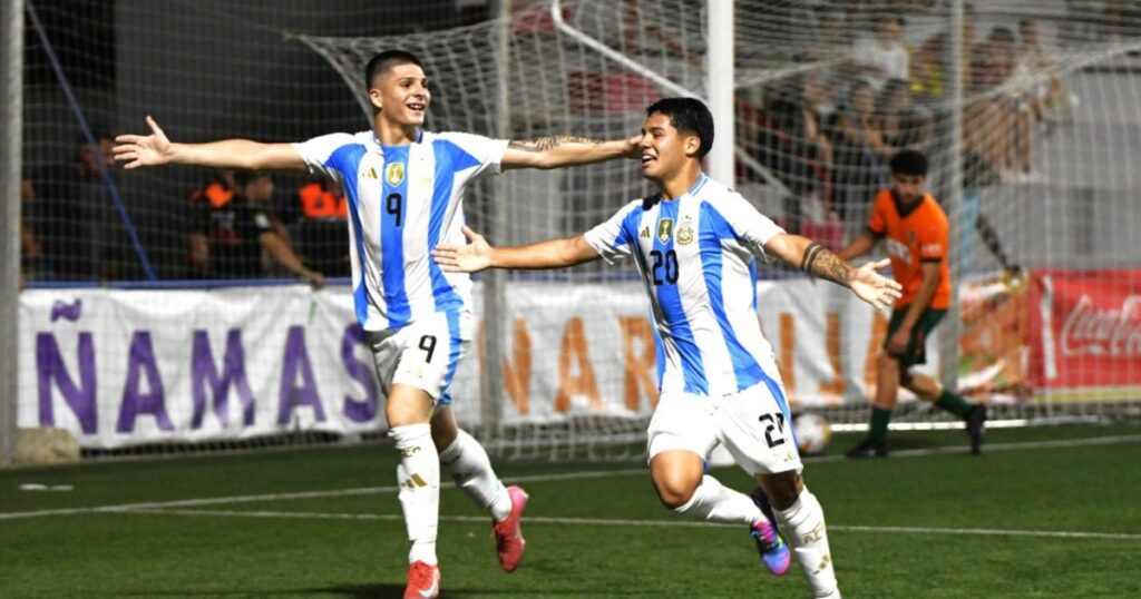 A puro golazo, la Selección Sub 20 remontó a Valencia y está en semifinales del torneo de L'Alcudia imagen-5