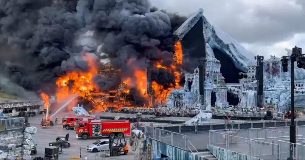 Se quema Tomorrowland: las impresionantes imágenes del incendio en Bélgica imagen-90