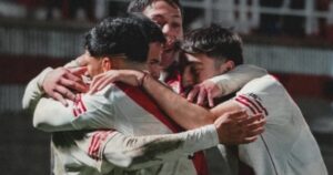 El 9 de la cláusula de € 100M selló la goleada de la Reserva de River ante Platense imagen-1