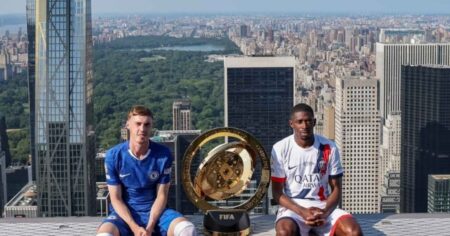 Las figuras del PSG y Chelsea que posaron en las alturas de un mirador de Nueva York junto al trofeo del Mundial de Clubes imagen-9