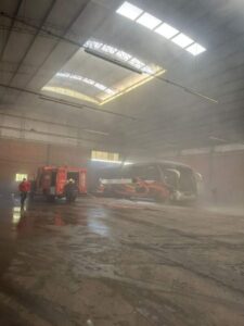 Un colectivo se incendió en Posadas: no hubo lesionados imagen-1