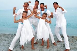 Las mejores fotos de Diego Simeone, sus hijos y Carolina Baldini en Italia imagen-2
