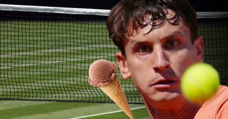 Camilo Ugo Carabelli, frustrado en Wimbledon: "Parezco un heladero" imagen-15