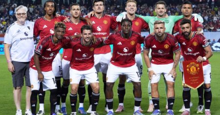 Con ocho Sub 20 en cancha y la presencia de un refuerzo paraguayo, el Manchester United goleó en un amistoso de pretemporada imagen-16
