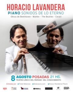 El pianista Horacio Lavandera fusiona clásicos universales en un concierto que une a Beethoven, Mahler, Cerati y Lennon imagen-1