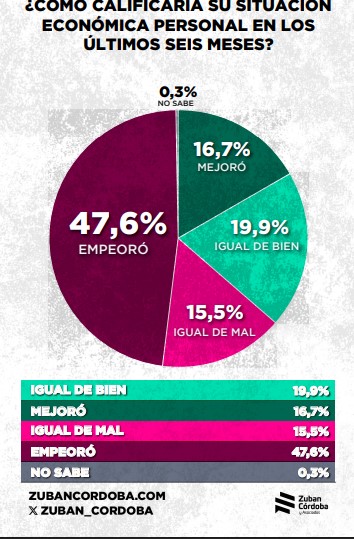 Encuesta: un 58,3% considera probable que el malestar económico escale a protestas sociales o cacerolazos contra Milei imagen-5