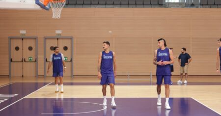 La magia de Campazzo, el regreso de Laprovittola y el nuevo look de Deck: Argentina se entrena en el Real Madrid imagen-14