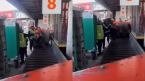 Despidieron a dos maleteros por arrojar y golpear valijas en Aeroparque imagen-2