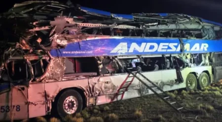 Cuatro muertos y más de 20 heridos tras un choque entre un micro y un camión en Ruta 3 imagen-57