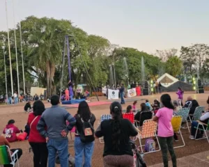 Jardín América vivió un evento emotivo en la plaza Colón imagen-1