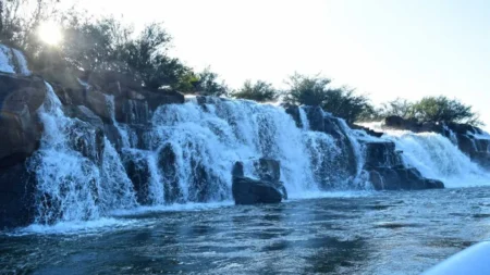 El Soberbio vive a pleno el receso invernal con los saltos del Moconá imagen-12