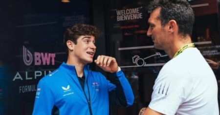 Lionel Scaloni y Franco Colapinto, juntos antes del GP de Bélgica de Fórmula 1 imagen-19
