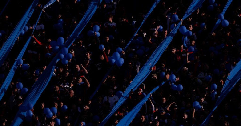 San Lorenzo, con clima explosivo en las tribunas contra Tapia y Moretti, y cantito de guerra imagen-5