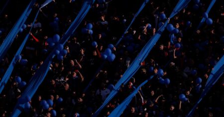 San Lorenzo, con clima explosivo en las tribunas contra Tapia y Moretti, y cantito de guerra imagen-16