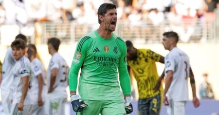 Courtois salió a bancar a Donnarumma tras la dura lesión de Musiala imagen-11