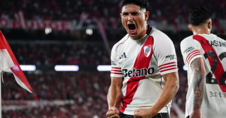 ¿Amor a primera vista?: la historia de Maximiliano Salas y River comenzó con un golazo y con el viejo sello del Matador imagen-17