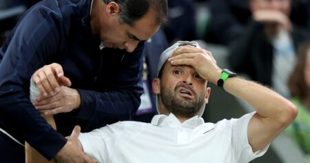 Drama en Wimbledon: Grigor Dimitrov y una inoportuna lesión cuando estaba dando la gran sorpresa ante Jannik Sinner imagen-7