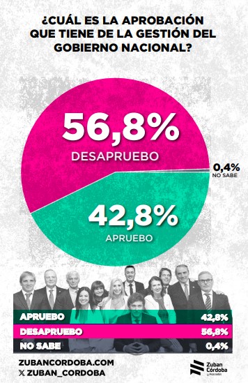 Encuesta «Amigos son los amigos»: el 56,8 % desaprueba la gestión del Gobierno nacional imagen-5