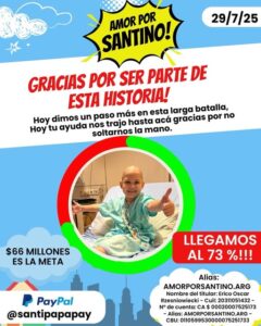 Santino en Singapur: «Estamos cada vez más cerca de alcanzar nuestra meta», dice la familia del niño tras la complicación hepática post trasplante imagen-3