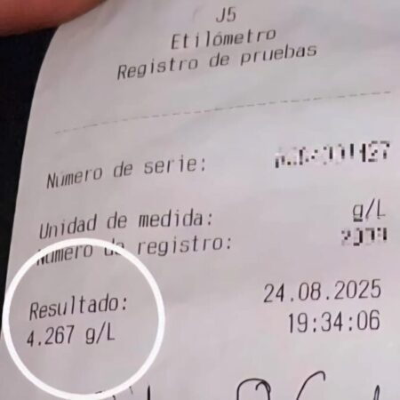 Récord etílico en Apóstoles: motociclista dio 4,26 de alcohol y terminó detenido imagen-4