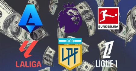 ¿Qué liga gastó más en lo que va del mercado y en qué puesto está la Argentina? imagen-21