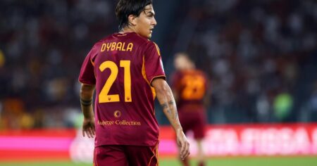 Tras cinco meses de recuperación, Dybala volvió a jugar con la Roma imagen-5