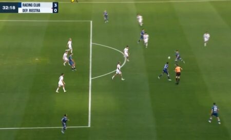 Racing, el golazo de Mura a Deportivo Riestra, el blooper en contra y la expulsión de Goitia por la Copa Argentina imagen-10
