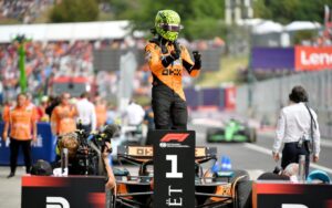 Lando Norris ganó el Gran Premio de Hungría tras una dura lucha con Oscar Piastri y Franco Colapinto finalizó en el puesto 18° imagen-2