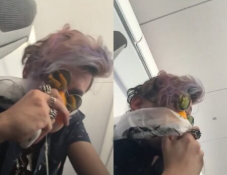 Video: los tensos momentos en el avión de Iberia que aterrizó de emergencia tras impactar con un ave imagen-10