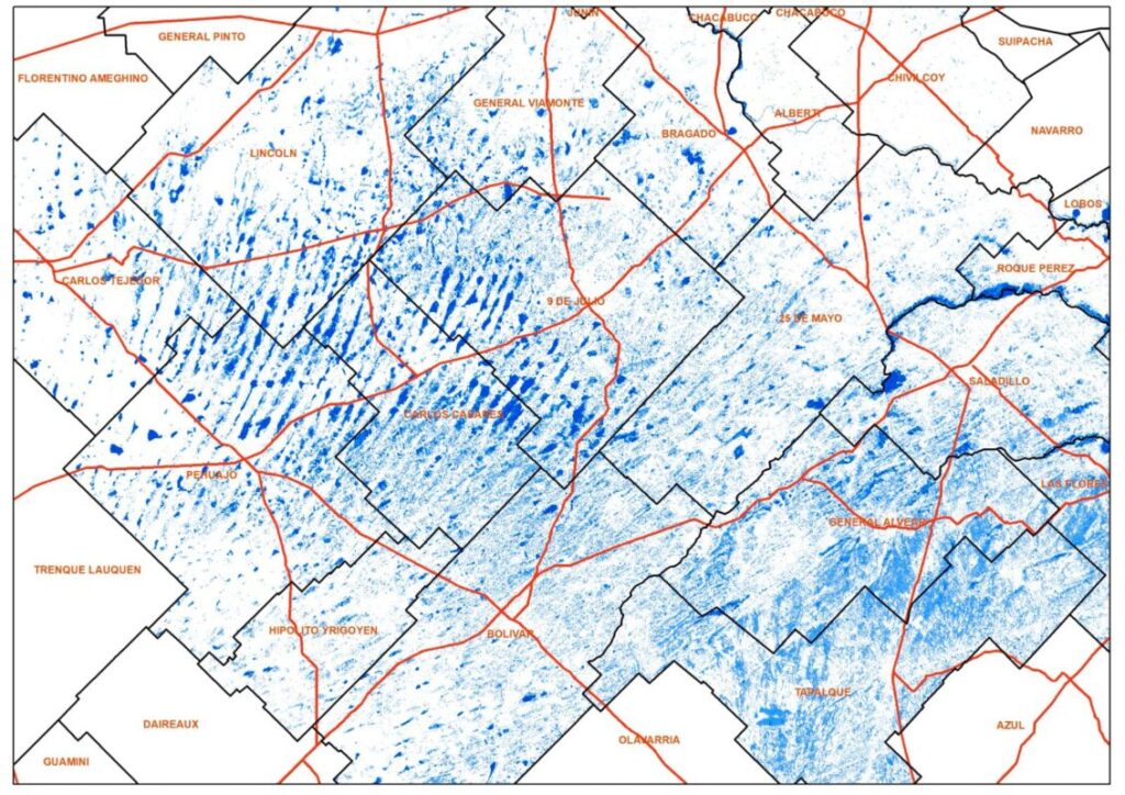 Un mar: hay más de 700.000 hectáreas bajo el agua en el centro oeste bonaerense imagen-4