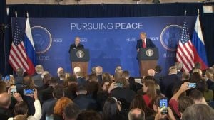 Luego de la cumbre en Alaska, Trump y Putin anunciaron que buscarán un “acuerdo para allanar el camino a la paz” en Ucrania imagen-8